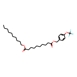 Sebacic acid, decyl 4-trifluoromethoxybenzyl ester