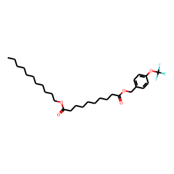 Sebacic acid, 4-trifluoromethoxybenzyl undecyl ester