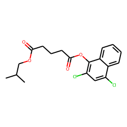 Glutaric acid, 2,4-dichloronaphthyl isobutyl ester