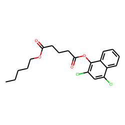 Glutaric acid, 2,4-dichloronaphthyl pentyl ester