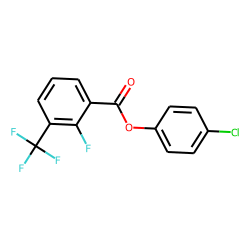 2-Fluoro-3-trifluoromethylbenzoic acid, 4-chlorophenyl ester