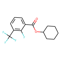 2-Fluoro-3-trifluoromethylbenzoic acid, cyclohexyl ester