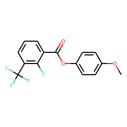 2-Fluoro-3-trifluoromethylbenzoic acid, 4-methoxyphenyl ester