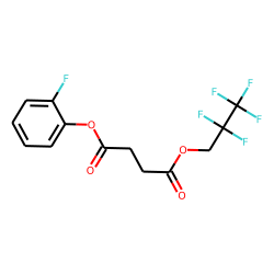 Succinic acid, 2-fluorophenyl 2,2,3,3,3-pentafluoropropyl ester