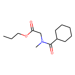 Sarcosine, N-(cyclohexylcarbonyl)-, propyl ester