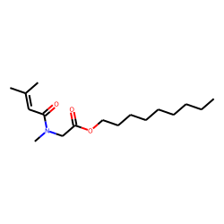 Sarcosine, N-(3-methylbut-2-enoyl)-, nonyl ester