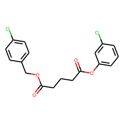 Glutaric acid, 3-chlorophenyl 4-chlorobenzyl ester