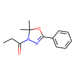 5,5-Dimethyl-2-phenyl-4-propionyl-1,3,4-oxadiazoline