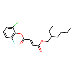 Fumaric acid, 2-ethylhexyl 2-chloro-6-fluorophenyl ester