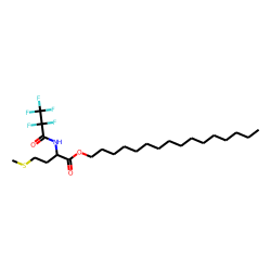 l-Methionine, n-pentafluoropropionyl-, hexadecyl ester