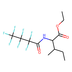 l-Isoleucine, n-heptafluorobutyryl-, ethyl ester