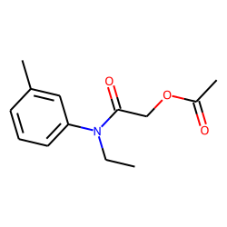 Acetoxyacetamide, N-ethyl-N-(3-methylphenyl)-