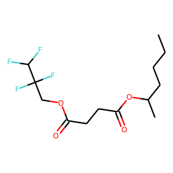 Succinic acid, 2,2,3,3-tetrafluoropropyl 2-hexyl ester
