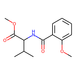 l-Valine, N-(o-anisoyl)-, methyl ester