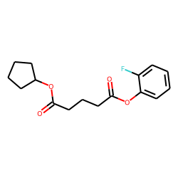 Glutaric acid, cyclopentyl 2-fluorophenyl ester