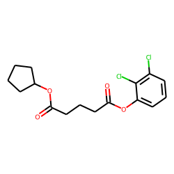 Glutaric acid, cyclopentyl 2,3-dichlorophenyl ester