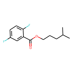 2,5-Difluorobenzoic acid, isohexyl ester