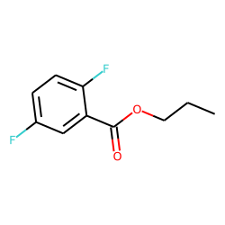 2,5-Difluorobenzoic acid, propyl ester