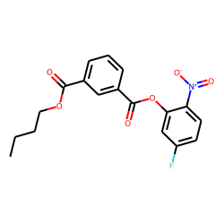 Isophthalic acid, butyl 2-nitro-5-fluorophenyl ester