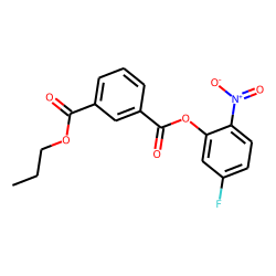Isophthalic acid, 2-nitro-5-fluorophenyl propyl ester