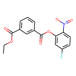 Isophthalic acid, ethyl 2-nitro-5-fluorophenyl ester