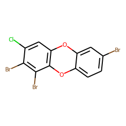 1,2,7-tribromo,3-chloro-dibenzo-dioxin