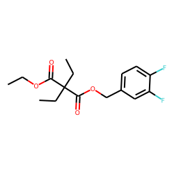 Diethylmalonic acid, 3,4-difluorobenzyl ethyl ester