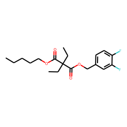 Diethylmalonic acid, pentyl 3,4-difluorobenzyl ester