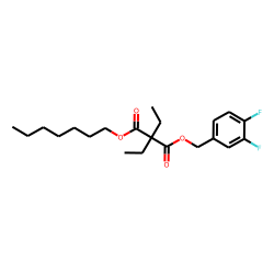 Diethylmalonic acid, 3,4-difluorobenzyl heptyl ester