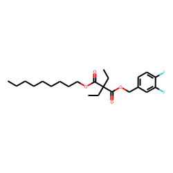 Diethylmalonic acid, 3,4-difluorobenzyl nonyl ester