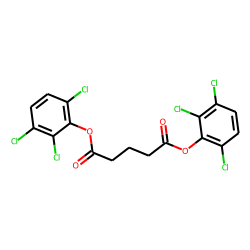 Glutaric acid, di(2,3,6-trichlorophenyl) ester