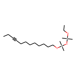 Silane, dimethyldimethyl((dodec-9-ynyloxy)silyloxy)ethoxy-