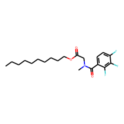 Sarcosine, N-(2,3,4-trifluorobenzoyl)-, decyl ester