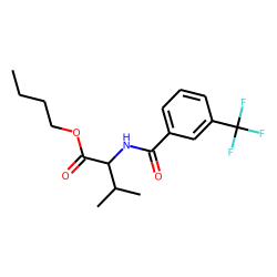 L-Valine, N-(3-trifluoromethylbenzoyl)-, butyl ester