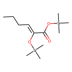 2-Hexenoic acid, 2-[(trimethylsilyl)oxy]-, trimethylsilyl ester