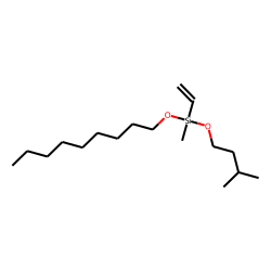Silane, methylvinyl(3-methylbutoxy)nonyloxy-