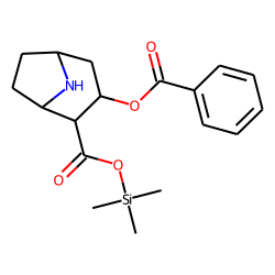 Benzoylnorecgonine, trimethylsilyl ester
