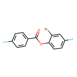 4-Fluorobenzoic acid, 2-bromo-4-fluorophenyl ester