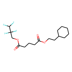 Glutaric acid, 2-(cyclohexyl)ethyl 2,2,3,3-tetrafluoropropyl ester