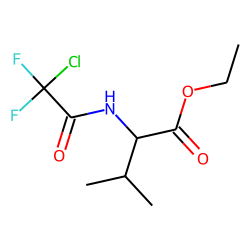 L-Valine, N-chlorodifluoroacetyl-, ethyl ester