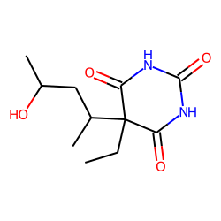 2,4,6(1H,3H,5H)-Pyrimidinetrione, 5-ethyl-5-(3-hydroxy-1-methylbutyl)-