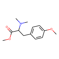 Propanoic acid, 2-dimethylamino-3-(4-methoxyphenyl), methyl ester
