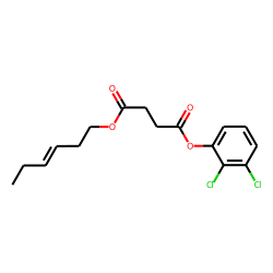 Succinic acid, 2,3-dichlorophenyl trans-hex-3-en-1-yl ester