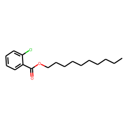 2-Chlorobenzoic acid, decyl ester