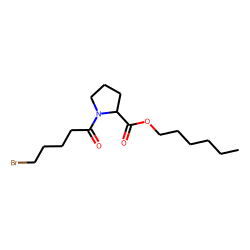 L-Proline, N-(5-bromovaleryl)-, hexyl ester