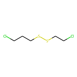 2-Chloroethyl 3-chloropropyl disulfide