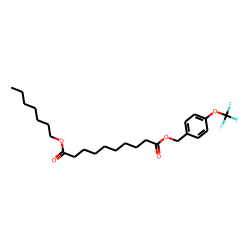 Sebacic acid, heptyl 4-trifluoromethoxybenzyl ester