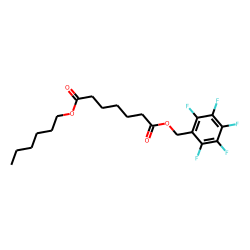 Pimelic acid, hexyl pentafluorobenzyl ester