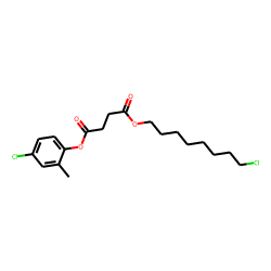 Succinic acid, 8-chlorooctyl 4-chloro-2-methylphenyl ester
