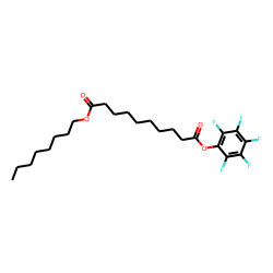 Sebacic acid, octyl pentafluorophenyl ester